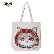 MU-fall/winter fishing 2015 new high-end custom cartoon cute printed canvas baodan shoulder bag bags handbags