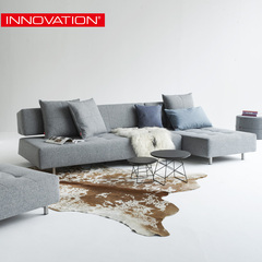 丹麦依诺维绅 豪华客厅转角功能沙发床 进口航空材质浪合转角沙发
