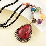 Good Chinese folk vintage Manual Wind necklace fashion sweater chain long necklace sweater chain POP mail