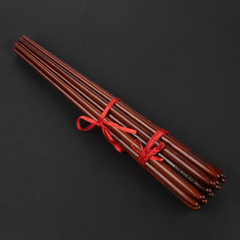 NEWREA新锐 C级蛇纹木筷子 加粗型 PLUS 用料厚实 家庭套装