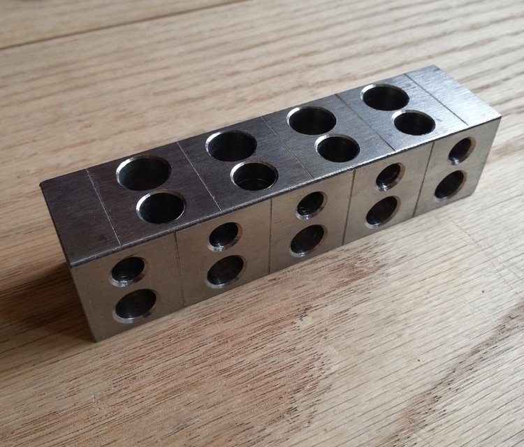 创新木工热销304不锈钢圆木榫三合一打孔定位模钻孔定位模开孔器