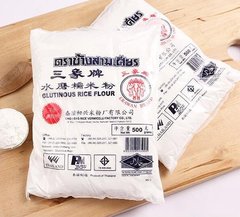 烘焙原料 泰国三象牌水磨糯米粉 DIY冰皮月饼粉糯米糍汤圆粉500g