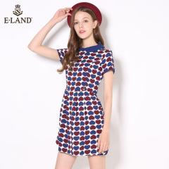 ELAND冬季新品户外休闲保暖羽绒服女EEJD68T03M专柜正品