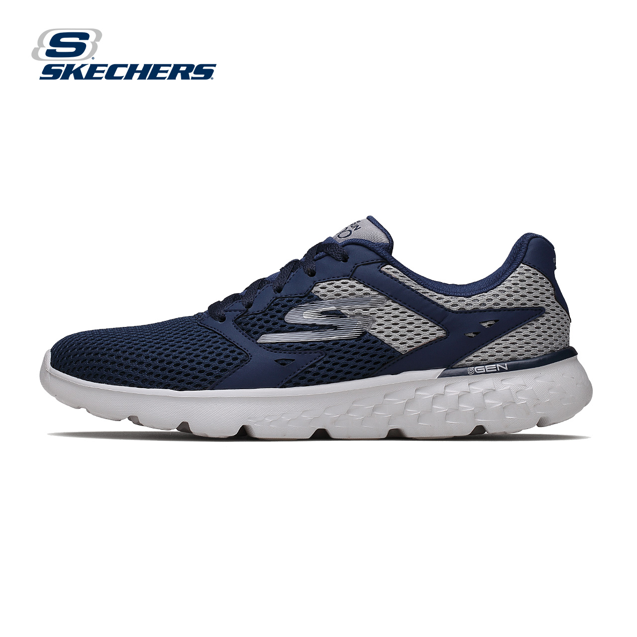 Skechers斯凯奇新款男子轻便运动鞋 户外缓震透气休闲跑步鞋54350产品展示图3