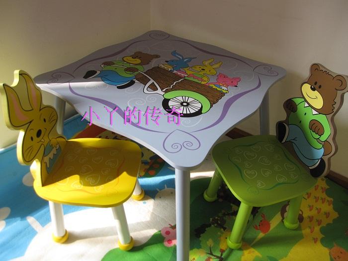 卡通 儿童幼儿园宝宝 实木制 学习游戏手工桌椅 成套 桌椅 餐桌在类目 尿片/洗护/喂哺/推车床, 儿童房/桌椅/家具, 成套桌椅中 - 来自Buy2taobao.com提供专业的淘宝代购服务
