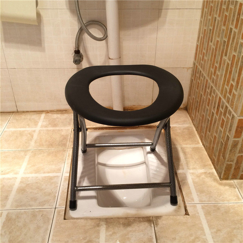 尚熙 35cm高坐便椅折叠大便椅移动马桶椅子孕妇蹲便器老人坐便器