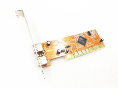 上海西霸FG-U2ALILP-2E 主板PCI 老接口 USB 2.0扩展卡转接卡 ALI