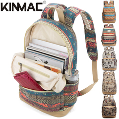 KINMAC双肩包男士背包韩版潮女大高中学生书包商务休闲电脑包旅行