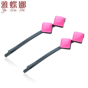 Ya na hairpin clip a clip female Korean hair accessories sweet square edge clip hairpin hair clip