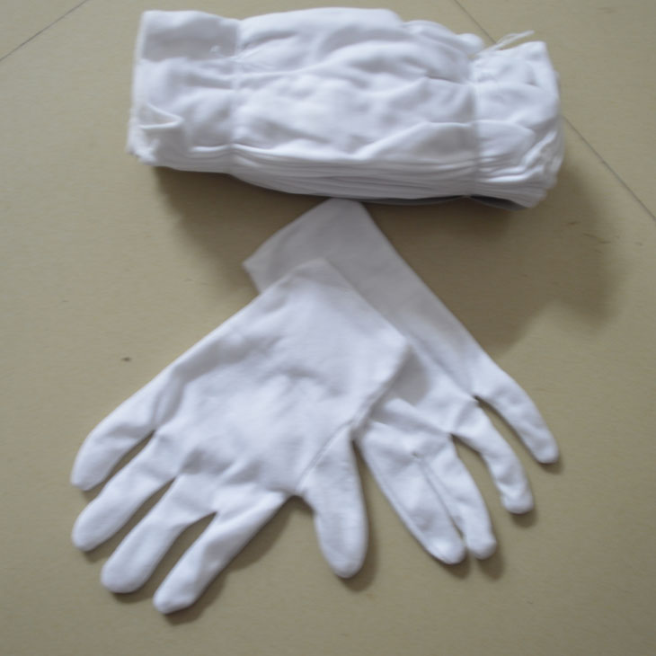 乐器配件手套 纯棉白色手套演出用手套儿童手套
