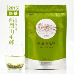 峨眉雪芽毛峰100g 2016年新茶峨眉毛峰绿茶叶 峨眉山特产2袋包邮