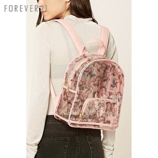 coach雙肩包圖片2020 透明駿馬圖案雙肩包 Forever21雙肩背包 coach雙肩包