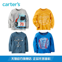 Carter's1件式全棉长袖上衣T恤婴幼儿宝宝童装 多色可选