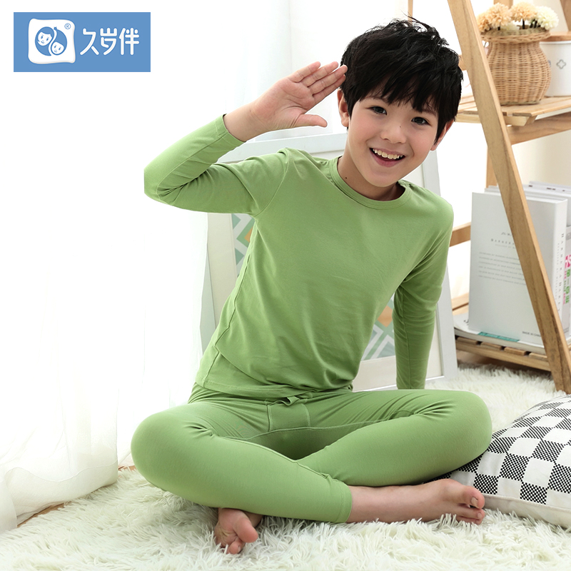 大男童内衣套装纯棉男