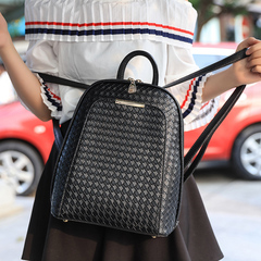 女士包包2016新款双肩包女韩版百搭时尚背包休闲女包书包旅行包