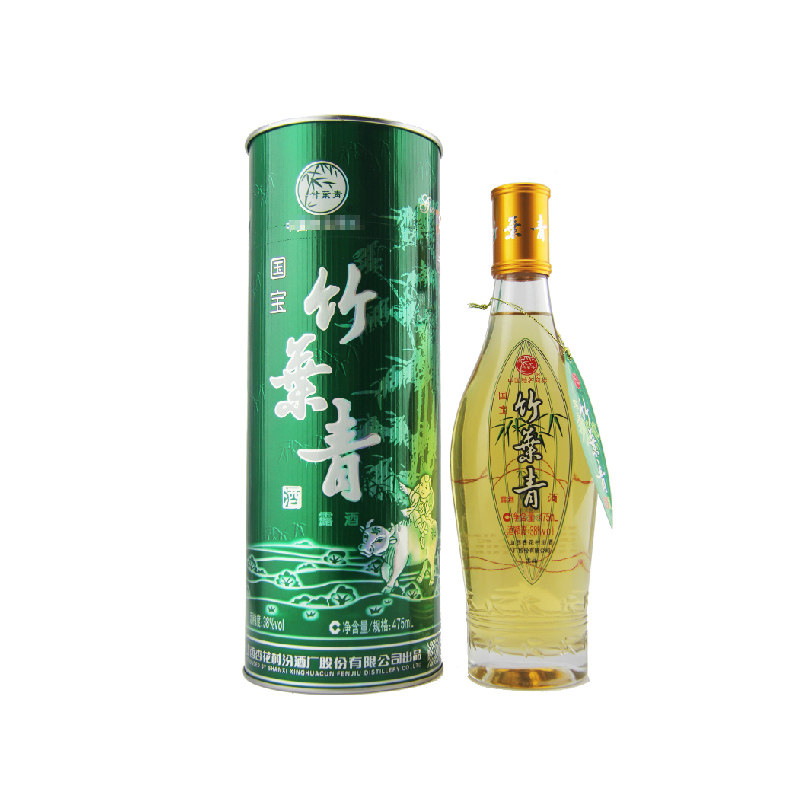 品牌老酒国产白酒山西国宝圆桶竹叶青酒38度475ml露酒老牌子名酒