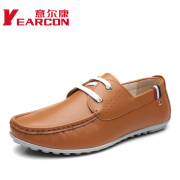 YEARCON/con men's genuine spring 2015 new trend leather strap men's casual shoes