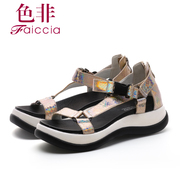 Faiccia/non non 2015 summer styles counter genuine leather peep-toe platform shoes B731