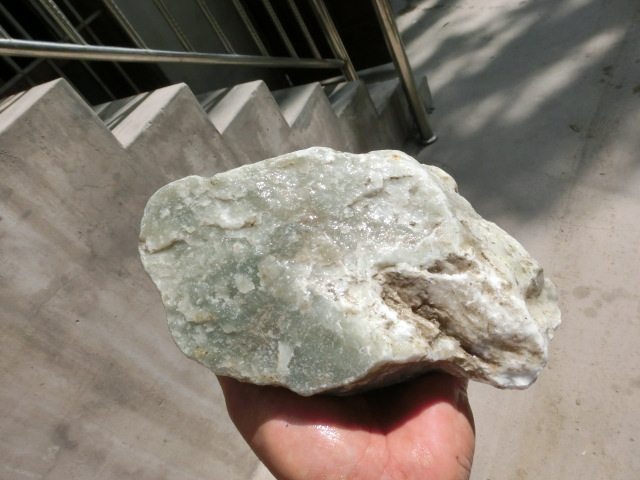 150906玉石原料裸石天然原石青海昆仑玉山料青白玉29公斤