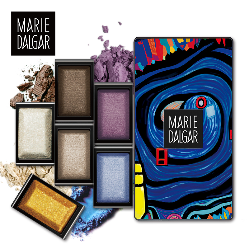 玛丽黛佳多米诺DIY眼影3颗包邮4颗送5色眼影盒持久显色彩妆组合产品展示图4
