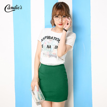 拉夏贝尔2015夏新款 俏皮动物印花时尚短袖T恤 女30005072