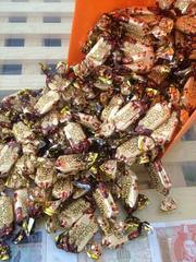 500克/蒙古国进口糖果/进口零食/鸡爪巧克力糖果/包邮