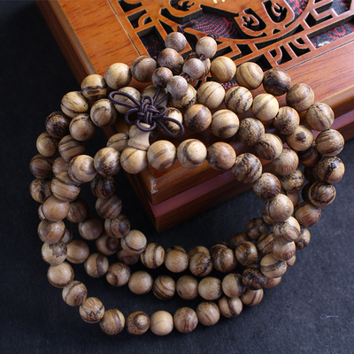 越南香木手串108颗饰品老料男女情侣佛珠