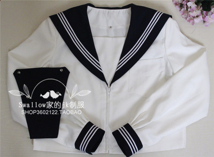 swallow家日制版型冬服jk制服 akb48同款日本校服 冬季水手服上衣