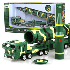 凯迪威合金军事模型DF-31A洲际弹道导弹发射车东风31儿童男孩玩具