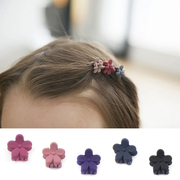 Baojing children's hair accessories Korean small catch mini flower hair clips clip bangs clip female card edge clips baby hair