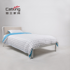 猫王家具特价新品钢木床铁艺床钢床单人床金属床网金属结构包物流