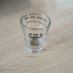 玻璃刻度量杯 奶茶店咖啡调酒盎司杯 安士杯 调酒杯 小量杯 45ml