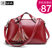 ZYA ladies bag 2015 new tide Japanese and Korean tassel shell bag handbag Messenger bag portable small baodan shoulder bag