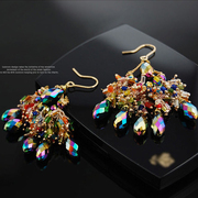 Mu-Mu-fen reply 925 Silver earrings, jewelry Korea women temperament hypoallergenic long contracted Japanese and Korean earrings earring 359