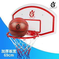69cm厚板篮球框可投标准篮球架 室内户外壁挂式篮球圈悬挂式篮筐