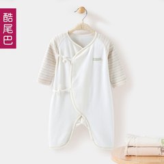 婴儿连体衣纯棉秋冬季长袖衣服男女宝宝连体衣保暖哈衣爬爬服秋装