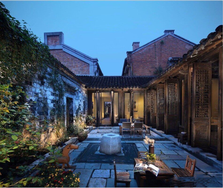 酒店民宿客栈精品花迹度假5套设计实景案例设计素材