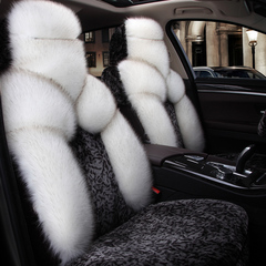 2016新款冬季毛绒汽车坐垫 卡通专用座套全包保暖女短绒可爱座垫