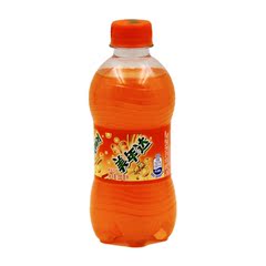 美年达橙味汽水碳酸饮料330ML/瓶随身装