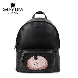 longchamp豬鼻 DannyBearJeans雙肩背包男女書包潮酷新品小熊鼻系列DJB6811062 longchamp白