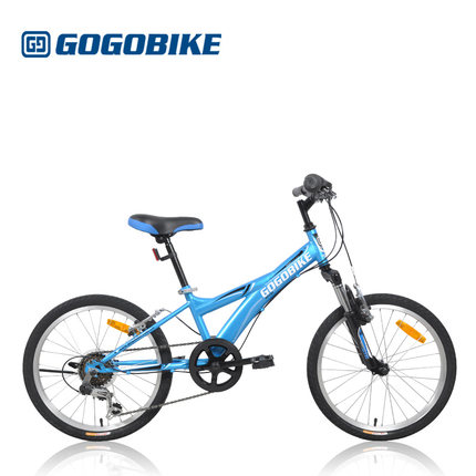 GOGOBIKE小勇士20寸學生山地自行車減震6級變速V剎男款單車zxc - 39682901762