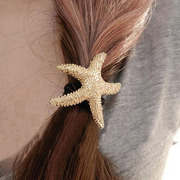 Cool na Korean hair accessories rope Starfish hair rubber band rings made by the Korean cute string capitatum 6165