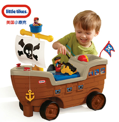 little tikes 美国小泰克 可骑玩具车滑行车 扭扭车 二合一海盗船