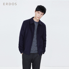 ERDOS/鄂尔多斯秋冬新品纯羊绒男士外套上衣 E166J2012