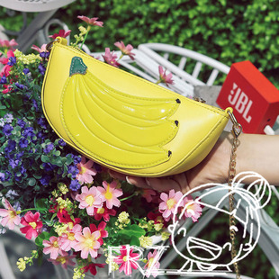 巴黎世家香蕉 2020夏季新款個性香蕉小包潮原宿風水果包包小清新女包可愛斜挎包 巴黎世家香港