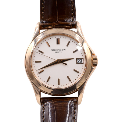 【中古】patek philippe/百达翡丽玫瑰金18k自动机械男表