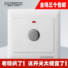 触控开关86型暗装墙壁开关插座触摸延时开关厂家（只支持白炽灯）