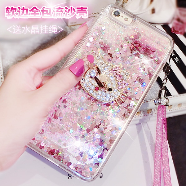 iphone7手机壳日韩闪粉流沙6S带指环挂绳苹果6plus硅胶套7P支架女|msdalam kategori Aksesori Digital 3C, Aksesori telefon bimbit, Kes telefon bimbit/Shell - dari Buy2taobao.com untuk memberikan perkhidmatan ejen Taobao profesional membeli