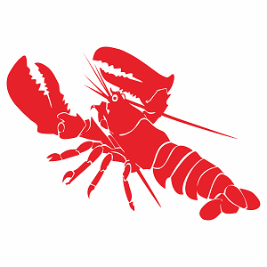 餐馆餐厅饭店店装饰大小龙虾 橱窗玻璃贴墙贴纸 标示标志标识贴