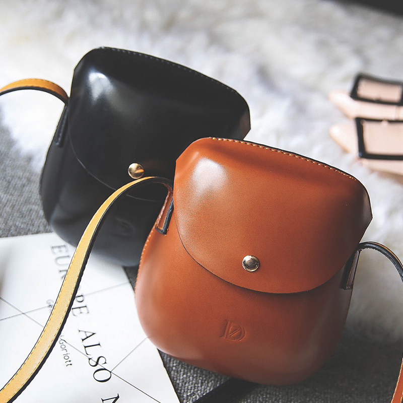 薇純韓版時尚貝殼迷你小包包新款女包單肩包簡約通勤手機斜挎包潮